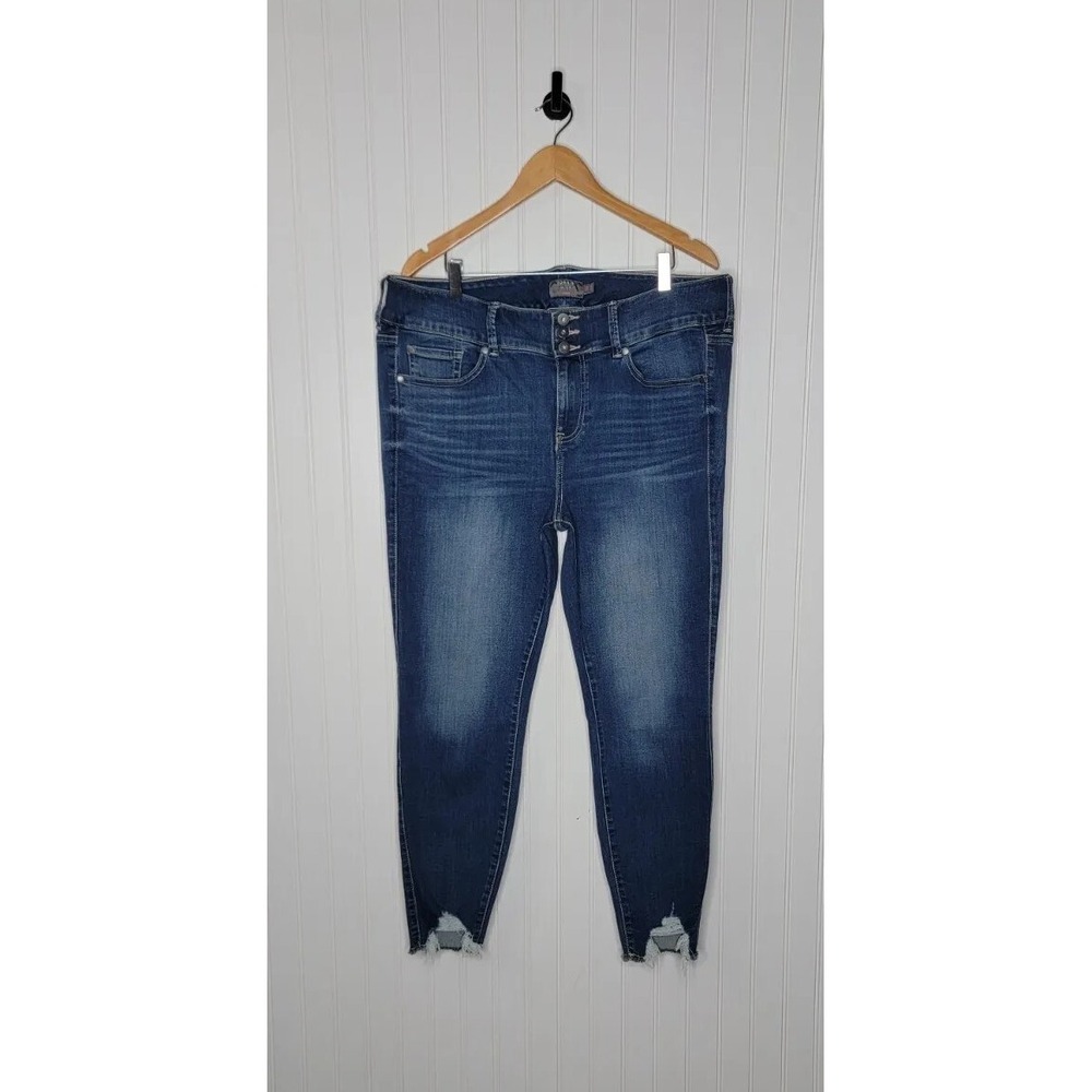 Torrid Jeggings Women's Size 18R Super Soft Skinny Jeans 3 Button Closure